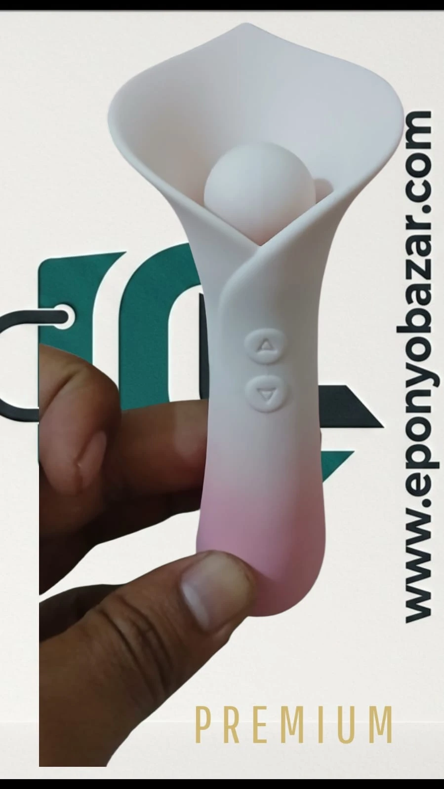 ₀̷₁̷  Calla lily dual head -Premium Silicone Rechargeable Massager